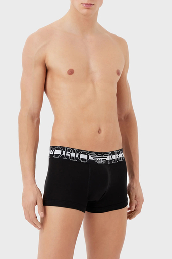 Emporio Armani Pamuklu Esnek Erkek Boxer 111389 3R516 00020 SİYAH - 1