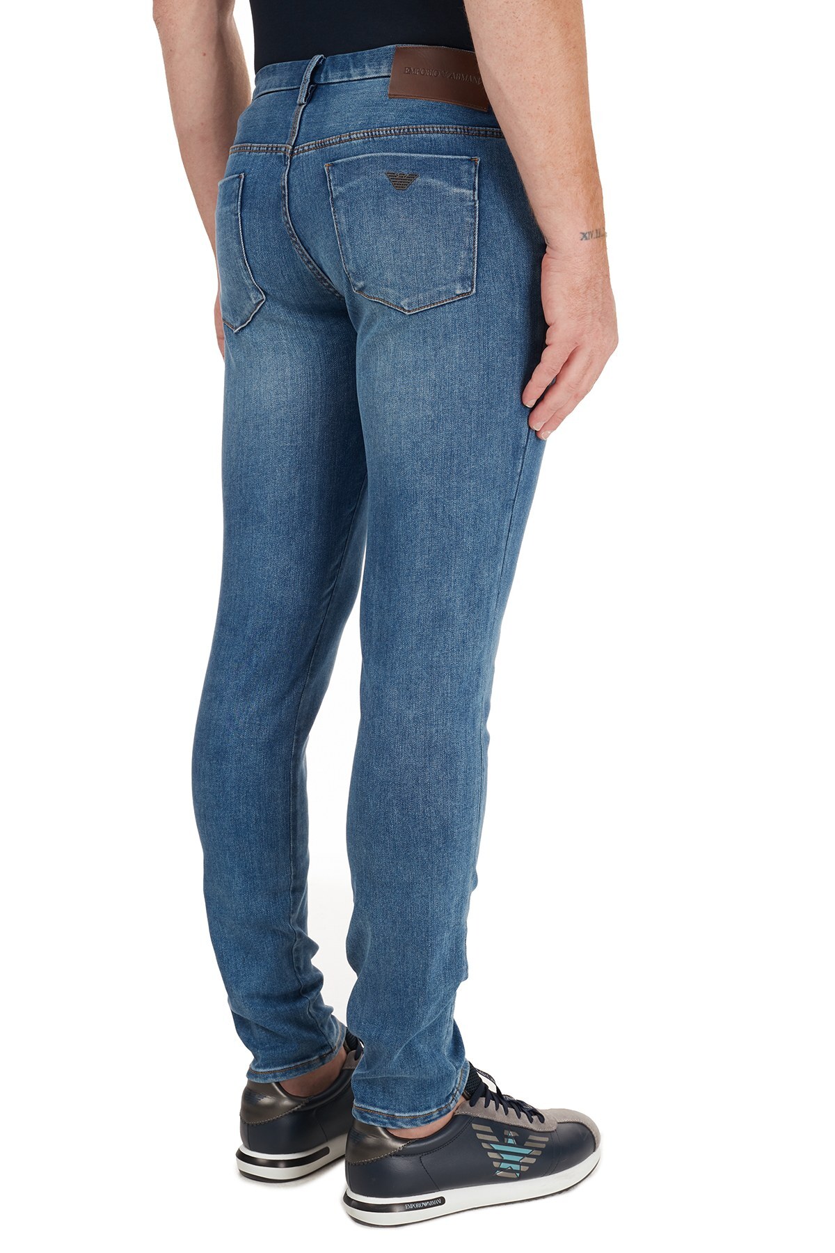 Emporio Armani J11 Jeans Erkek Kot Pantolon 6H1J11 1DPFZ 0942 LACİVERT