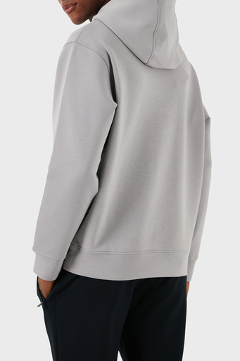 Emporio Armani Pamuklu Logolu Regular Fit Kapüşonlu Erkek Sweat 6D1M94 1JHSZ 0664 GRİ - 7