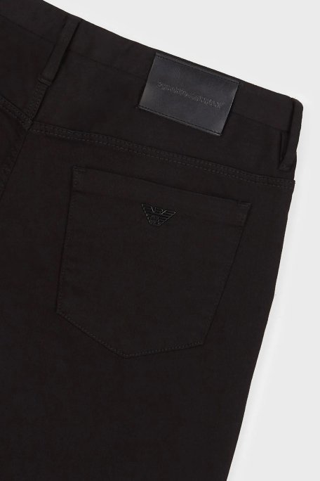 Emporio Armani Pamuklu Normal Bel Slim Fit Jeans Erkek Kot Pantolon 8N1J11 1DHDZ 0005 SİYAH - 11