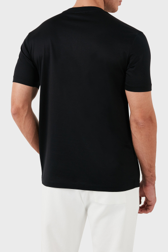 Emporio Armani Pamuklu Regular Fit Bisiklet Yaka Erkek T Shirt 3D1TP3 1JUVZ 0999 SİYAH - 8