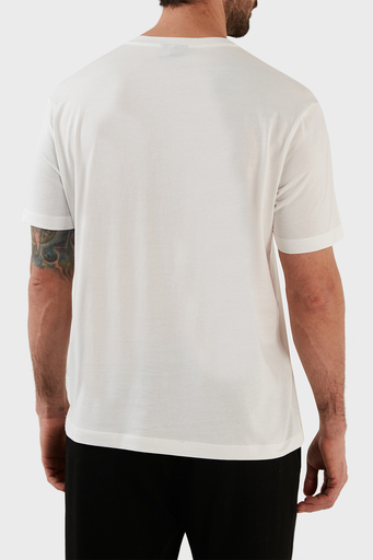 Emporio Armani Pamuklu Regular Fit Bisiklet Yaka Erkek T Shirt 3R1TDE 1JPZZ 0101 BEYAZ - 6