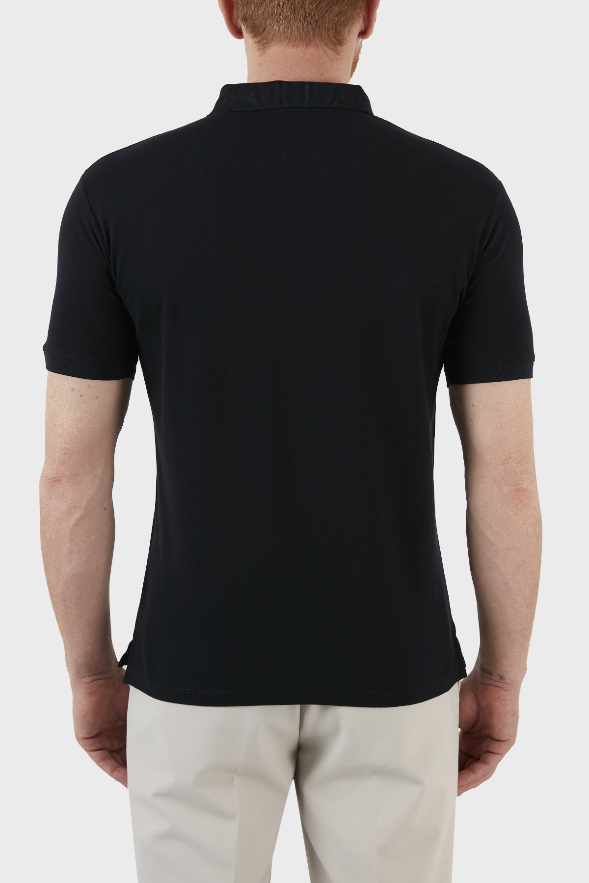 Emporio Armani Pamuklu Regular Fit Düğmeli T Shirt Erkek Polo 3L1FAT 1JTKZ 0920 LACİVERT
