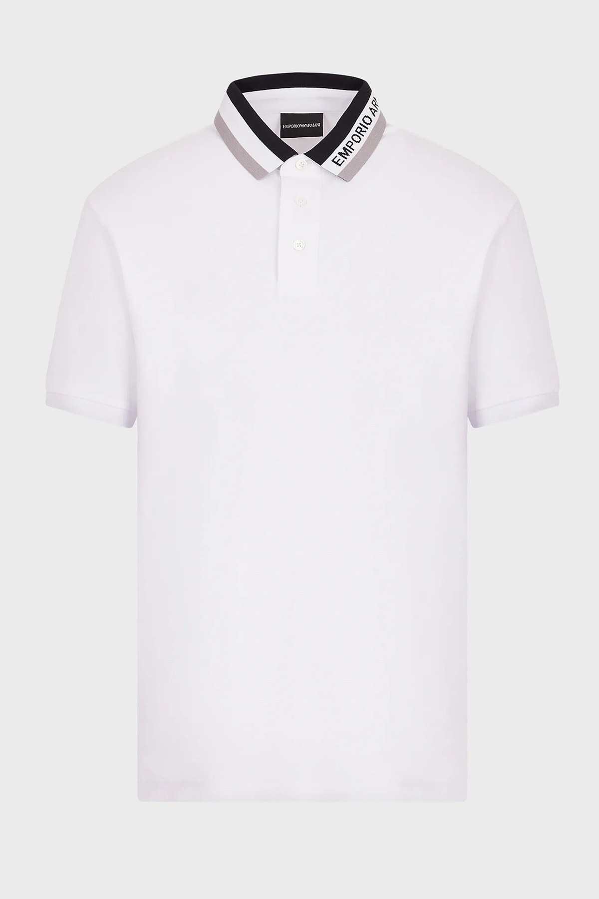 Emporio Armani Pamuklu Regular Fit Düğmeli T Shirt Erkek Polo 3L1FAQ 1JPTZ 0155 BEYAZ