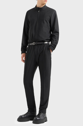 Emporio Armani Pamuklu Regular Fit Erkek Ceket EM000185 TE11109 UC001 SİYAH - 3