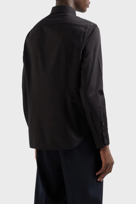 Emporio Armani Pamuklu Regular Fit Erkek Gömlek 6D1C86 1NIUZ F019 SİYAH - 3