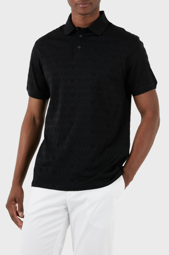 Emporio Armani Pamuklu Regular Fit Erkek Polo Yaka T Shirt 3D1FM8 1JORZ 0999 SİYAH - 1