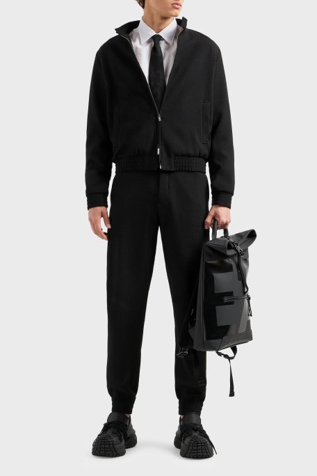 Emporio Armani Pamuklu Regular Fit Gofre Erkek Gömlek E31SM0 F1336 100 BEYAZ - 2