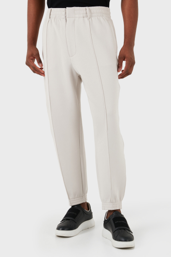 Emporio Armani Pamuklu Regular Fit Jogger Erkek Pantolon 3D1P75 1JHSZ 0646 GRİ - 2