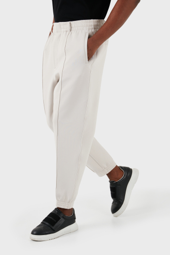 Emporio Armani Pamuklu Regular Fit Jogger Erkek Pantolon 3D1P75 1JHSZ 0646 GRİ - 3
