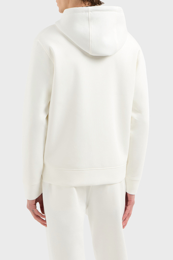 Emporio Armani Pamuklu Regular Fit Kapüşonlu Fermuarlı Erkek Sweat EM001699 AF10013 U0003 BEYAZ - 2
