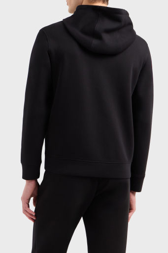 Emporio Armani Pamuklu Regular Fit Kapüşonlu Fermuarlı Erkek Sweat EM001699 AF10013 UC001 SİYAH - 7