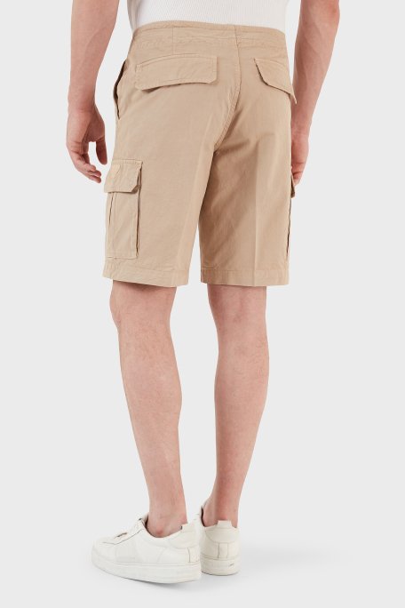 Emporio Armani Pamuklu Regular Fit Kargo Erkek Short 211835 3R471 00051 BEJ - 2