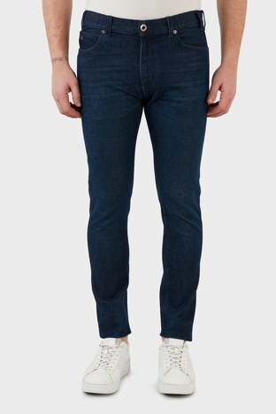 Emporio Armani - Emporio Armani Pamuklu Regular Fit Normal Bel Dar Paça Jeans Erkek Kot Pantolon 3L1J16 1DY4Z 0941 MAVİ (1)