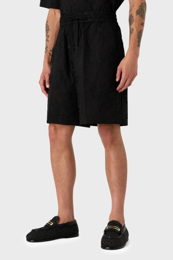 Emporio Armani Pamuklu Relaxed Fit Poplin Erkek Short 3D1PT9 1NQMZ 0999 SİYAH - 7