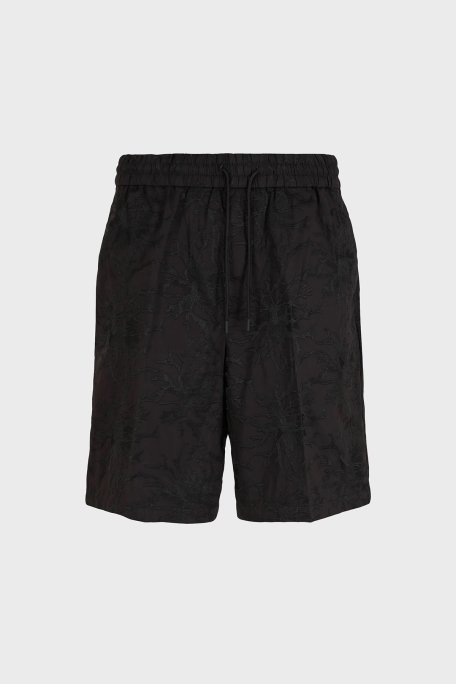 Emporio Armani Pamuklu Relaxed Fit Poplin Erkek Short 3D1PT9 1NQMZ 0999 SİYAH - 6