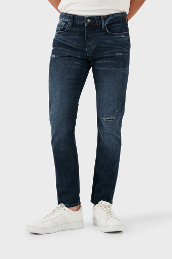 Emporio Armani Pamuklu Slim Fit Dar Paça Jeans Erkek Kot Pantolon 6D1J06 1D98Z 0941 LACİVERT - 4