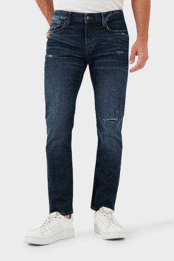 Emporio Armani Pamuklu Slim Fit Dar Paça Jeans Erkek Kot Pantolon 6D1J06 1D98Z 0941 LACİVERT - 7