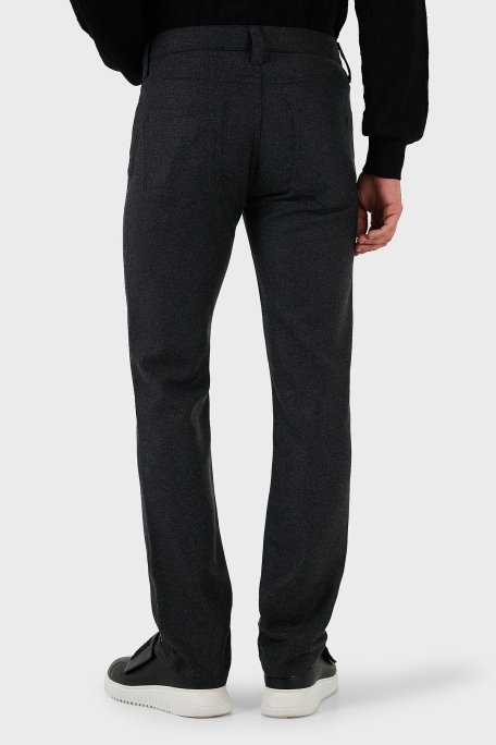 Emporio Armani Pamuklu Slim Fit Normal Bel Erkek Pantolon 6D1PJ5 1K68Z 0621 GRİ - 5