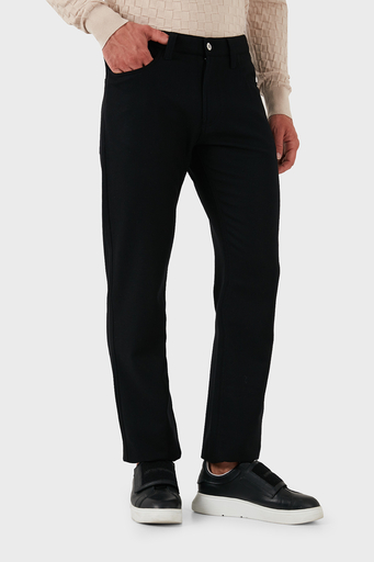 Emporio Armani Pamuklu Slim Fit Normal Bel Erkek Pantolon 6D1PJ5 1K68Z 0999 SİYAH - 3