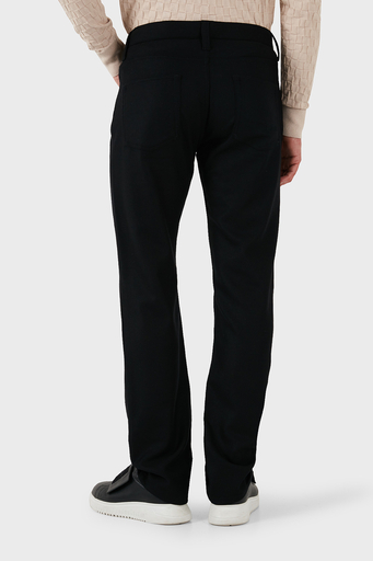 Emporio Armani Pamuklu Slim Fit Normal Bel Erkek Pantolon 6D1PJ5 1K68Z 0999 SİYAH - 5