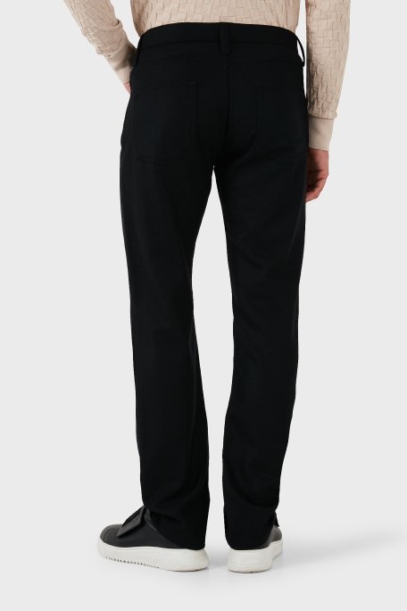 Emporio Armani Pamuklu Slim Fit Normal Bel Erkek Pantolon 6D1PJ5 1K68Z 0999 SİYAH - 5