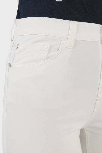 Emporio Armani Pamuklu Yüksek Bel Skinny Fit Jeans Bayan Kot Pantolon 3L2J20 2N8HZ 0101 BEYAZ - 12