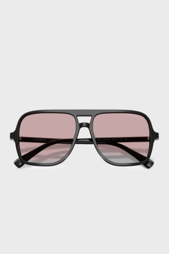 Emporio Armani Pilot Güneş Erkek Gözlük 0EA4252U 501773 57 Parlak Siyah-Pembe - 2