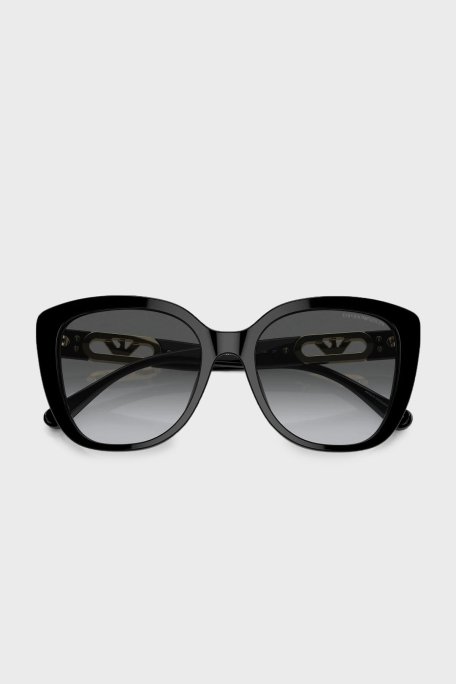 Emporio Armani Polarize Güneş Bayan Gözlük 0EA4214U 50178G 54 Parlak Siyah-Degrade Gri - 7