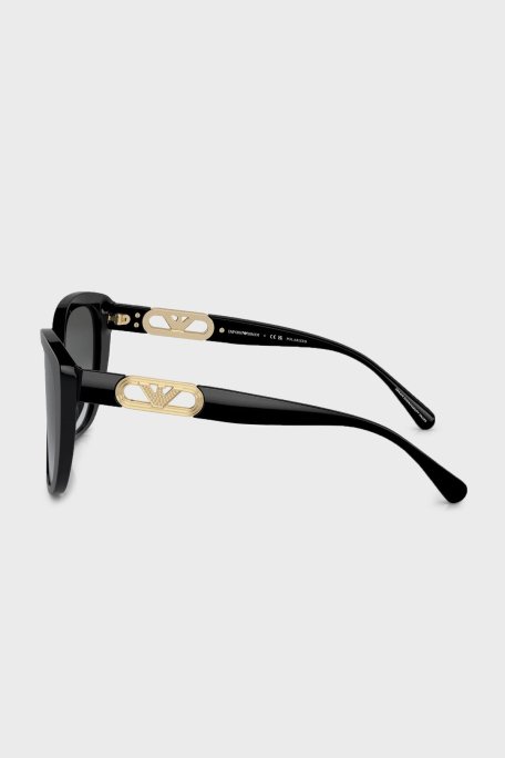 Emporio Armani Polarize Güneş Bayan Gözlük 0EA4214U 50178G 54 Parlak Siyah-Degrade Gri - 10