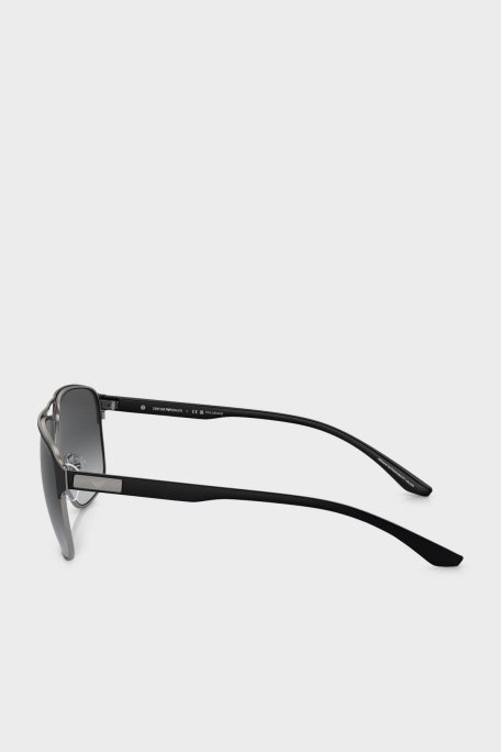 Emporio Armani Polarize Güneş Erkek Gözlük 0EA2144 336511 60 Mat Kurşuni-Degrade Gri - 3