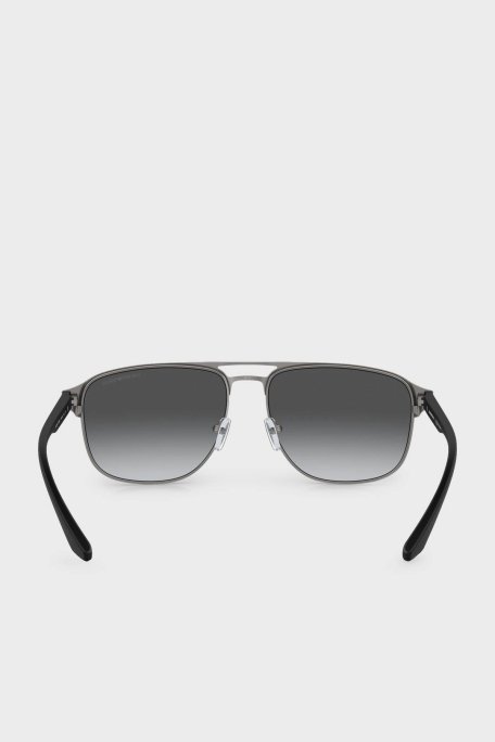 Emporio Armani Polarize Güneş Erkek Gözlük 0EA2144 336511 60 Mat Kurşuni-Degrade Gri - 4