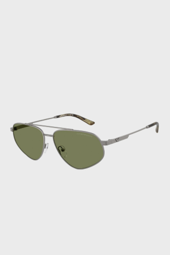 Emporio Armani Polikarbon Güneş Erkek Gözlük 0EA2156 30032A 59 Mat Tunç Gri-Yeşil - 1