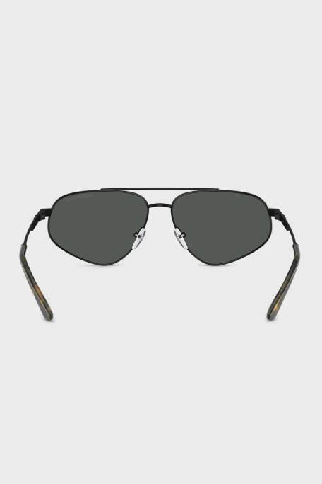 Emporio Armani Polikarbon Oval Güneş Erkek Gözlük 0EA2156 300187 59 Mat Siyah-Koyu Gri - 8