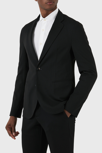 Emporio Armani Regular Fit Blazer Erkek Ceket E31G37 F1424 999 SİYAH - 3