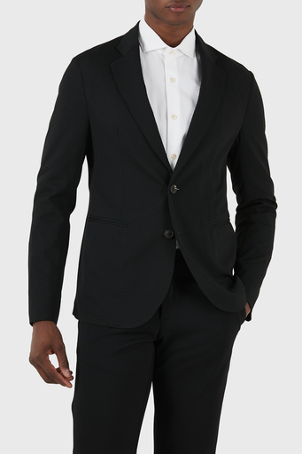Emporio Armani Regular Fit Blazer Erkek Ceket E31G37 F1424 999 SİYAH - 8