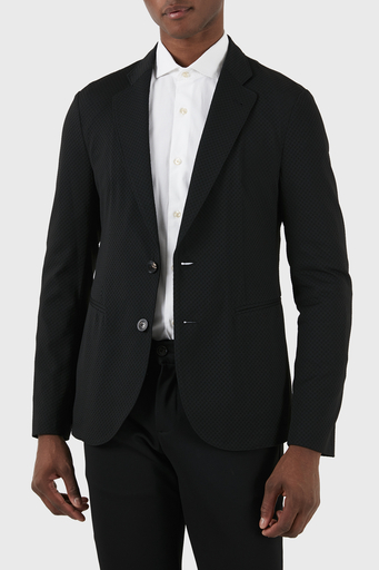 Emporio Armani Regular Fit Blazer Erkek Ceket E31G37 F1424 999 SİYAH - 12