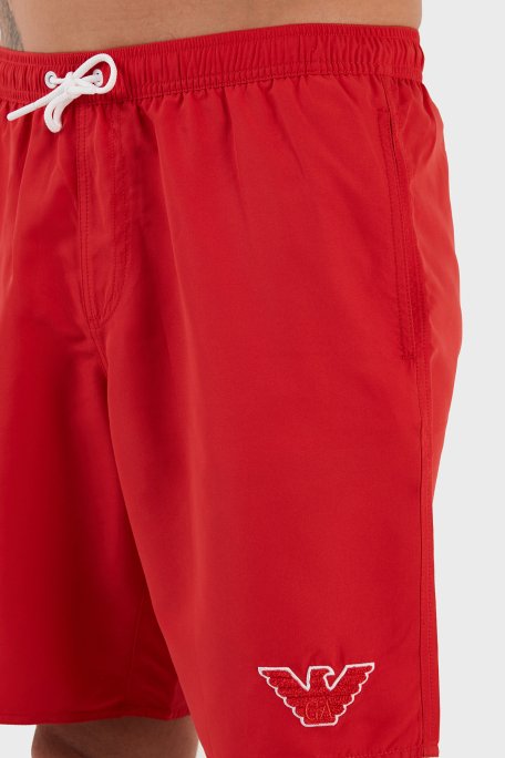 Emporio Armani Regular Fit Cepli Erkek Mayo Short 211753 3R427 00173 KIRMIZI - 4