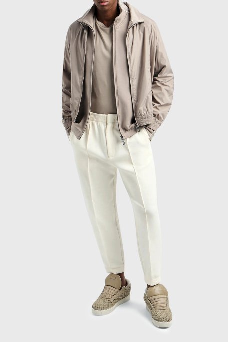 Emporio Armani Regular Fit Dik Yaka Mevsimlik Erkek Mont 3D1BH0 1NMPZ 0650 BEJ - 2