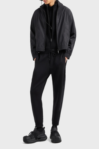 Emporio Armani Regular Fit Dik Yaka Mevsimlik Erkek Mont 3D1BH0 1NMPZ 0999 SİYAH - 2