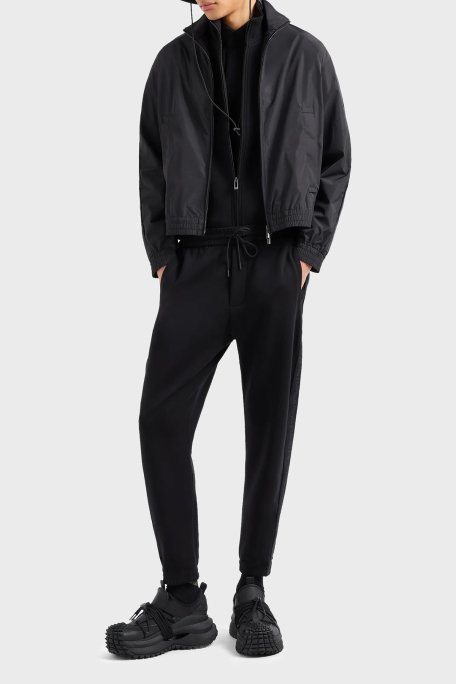 Emporio Armani Regular Fit Dik Yaka Mevsimlik Erkek Mont 3D1BH0 1NMPZ 0999 SİYAH - 2