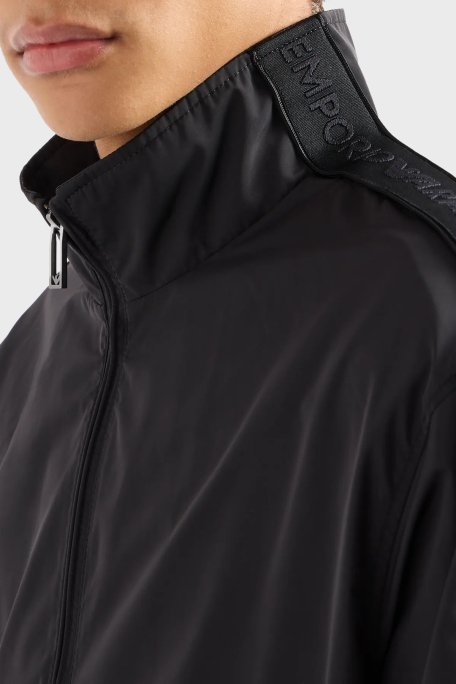 Emporio Armani Regular Fit Dik Yaka Mevsimlik Erkek Mont 3D1BH0 1NMPZ 0999 SİYAH - 4
