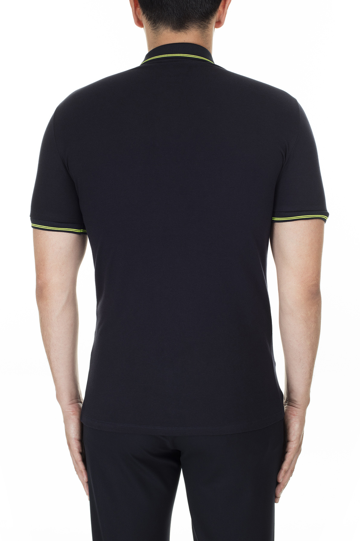 Emporio Armani Regular Fit Düğmeli T Shirt Erkek Polo 3H1F93 1J46Z 0922 LACİVERT