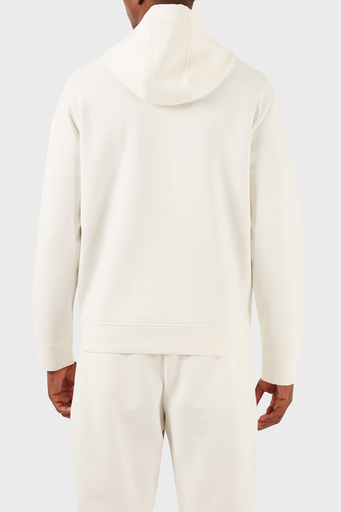 Emporio Armani Regular Fit Fermuarlı Kapüşonlu Erkek Sweat 8N1ML6 1JHSZ 0101 BEYAZ - 3
