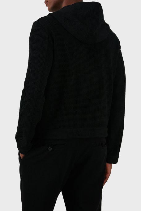 Emporio Armani Regular Fit Kapüşonlu Erkek Sweat EM000028 TE11235 UC001 SİYAH - 3