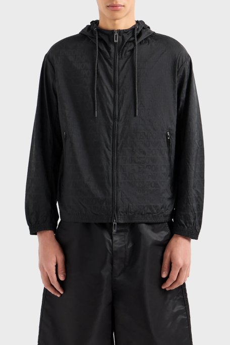 Emporio Armani Regular Fit Kapüşonlu Mevsimlik Erkek Mont 3D1BH4 1NNXZ 0999 SİYAH - 1