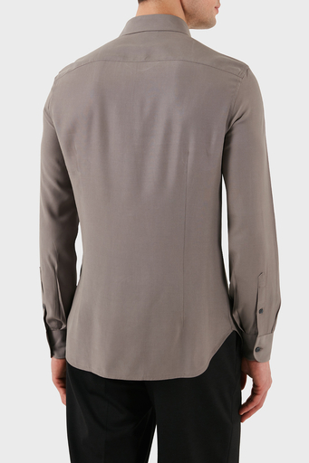 Emporio Armani Regular Fit Logolu Erkek Gömlek EM001537 AF14214 U6107 VİZON - 2