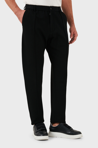 Emporio Armani Regular Fit Normal Bel Düz Paça Erkek Pantolon EM000440 TE11235 UC001 SİYAH - 4