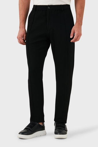 Emporio Armani Regular Fit Normal Bel Düz Paça Erkek Pantolon EM000440 TE11235 UC001 SİYAH - 8