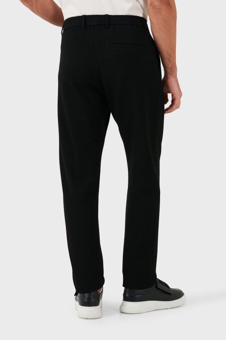 Emporio Armani Regular Fit Normal Bel Düz Paça Erkek Pantolon EM000440 TE11235 UC001 SİYAH - 2